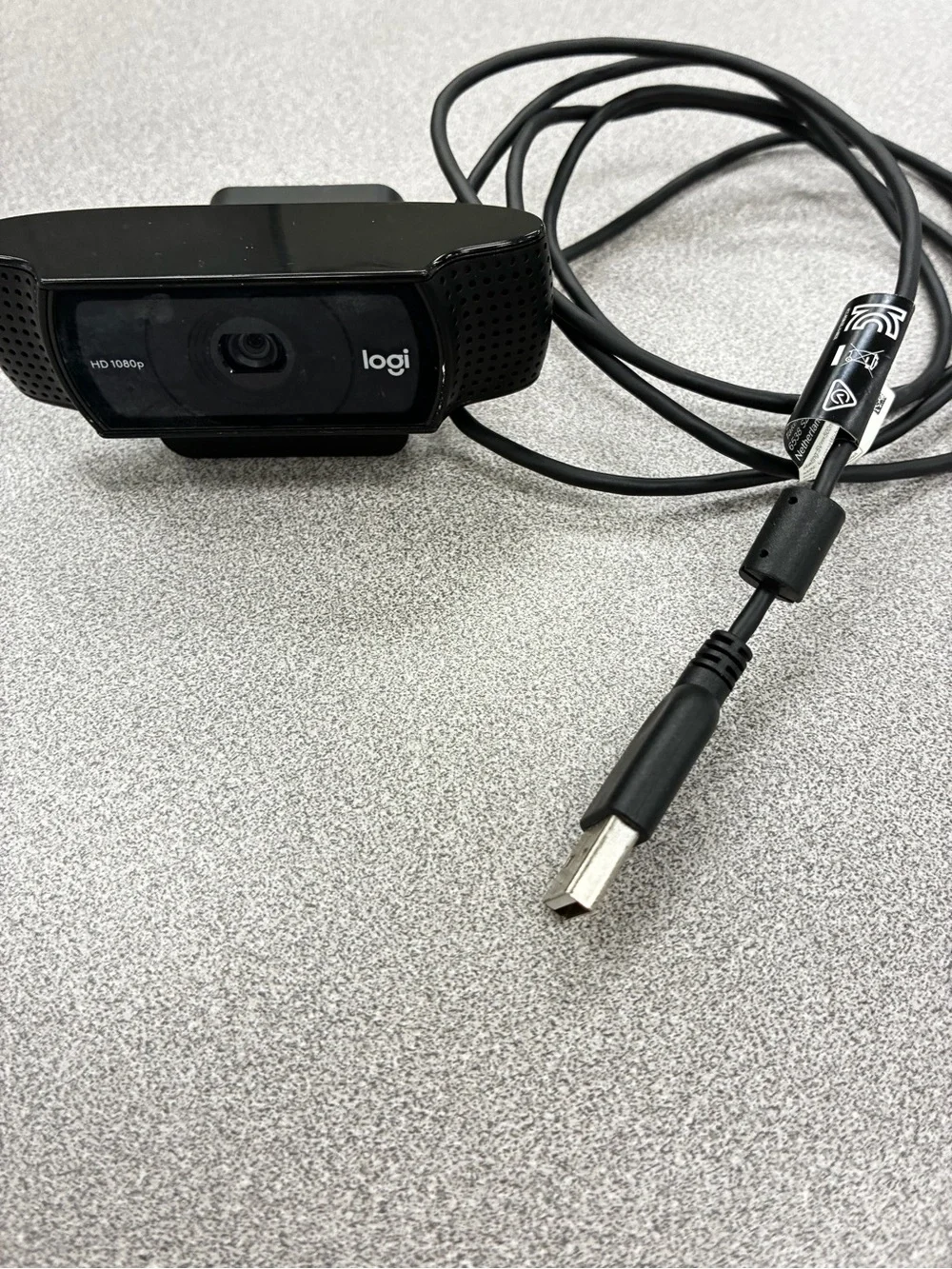 adidas Black HD 1080p Webcam with Central Lens
